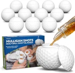 Gosports Mulligan Shots Golf Ball Glasses With Lids - 12 Pack Funny. Fixed Price $28.33.