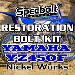 2024 YZ450F Restoration Kit For Yamaha Specbolt Nickle Wurks. Fixed Price $250.00.