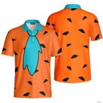 The Flintstone Guy 3D Printed Polo Shirt - Men Funny Performance Golf Gift. Fixed Price $25.99.