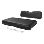 New Black Golf Cart Front Seat Bottom Cushion Backrest For Ezgo Rxv 08-UP. Fixed Price $106.89.