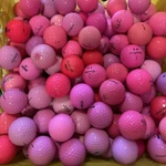 50 Pack Pink Assorted Brands Mix Used Golf Balls Aaa 3A Bulk Recycled. Fixed Price $39.00.