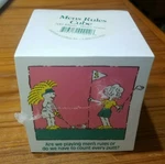 Note Pad Cube Are We Playing By Mens Rules? Humor Golf 1/2 X 3/4" Nip Nos. Fixed Price $12.99.