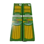 Ticonderoga Wood-cased Pencils, Unsharpened, Hb Soft, Yellow, 24 Count. Fixed Price $9.60.