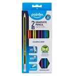 Pointer Wooden Pencils Pre-sharpened Hb Graphite Colorful Assorted Bodies, He.... Fixed Price $13.11.