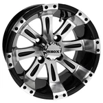 Wheel For Red Hawk TIR-482 Rhox Vegas, Machined Black W/ Center Cap; TIR-RX180. Fixed Price $100.80.