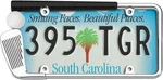 19509 Golf Club License Plate Frame, Chrome/painted, Standa. Fixed Price $20.57.