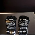 For My Son Motivational Breathabl Gloves Boxing Punching Bags Kids Women. Fixed Price $25.00.
