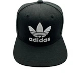 Hat Adidas Trefoil Snapback Black White Flat Brim Cap Adjustable Streetwear Tri. Fixed Price $29.99.