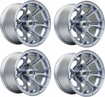 Gtw Spyder 12 Inch Machined/silver Aluminum Golf Cart Wheel 3:4 Offset. Fixed Price $444.99.