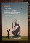 Novelty Golf Pens & Holder Set Bag Desk Organizer With Grass Tray 3. Fixed Price $7.50.
