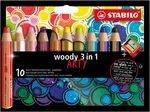 Stabilo Multi-talented Pencil Woody 3 In Arty Pack Of 10 Assorted Color.... Fixed Price $34.60.