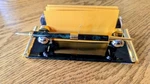 Vintage New Horizon Card Holder Daiii With Pen Black Gold & Silver Metal. Fixed Price $19.95.