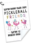 We Are More Than Just Pickleball Friends Polyester And 23.6X15.7 In, White. Fixed Price $23.99.