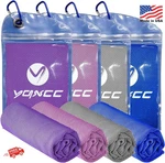 Yqxcc Cooling Towels Pack 47X12 Microfiber Ice Neck Purple Pink Gray Blue. Fixed Price $24.99.