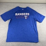 Texas Rangers Shirt Mens Large Blue Mlb Baseball Short Sleeve Team Tee. Fixed Price $15.19.