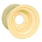 Wheel Steel, Beige, 8X7 Standard Golf Carts; TIR-416. Fixed Price $24.50.