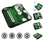 Compact Aluminum Golf Putter Set With Case - Ideal For Indoor Skill Enhancement. Fixed Price $42.39.