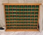 Quality Oak Golf Display Rack Cabinet Case Holds 72 Balls Mountable. Fixed Price $55.98.