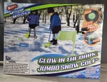 Wham-o Glow In The Dark Jumbo Snow Beach Golf Set Putter Wedge Flags Balls.... Fixed Price $17.24.