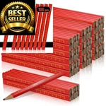 Wyomer Pcs Carpenter Pencils, Octagonal Hard Count (pack Of 100), Red. Fixed Price $24.69.