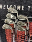 New Taylormade Men's Golf Clubs SIM2 Max Iron Set (5-AW) Steel Stiff Flex Rh. Fixed Price $599.00.