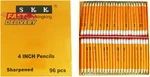 Skkstationery Half With Eraser Tops, Golf Pencils, 4 Inch, Classroom,. Fixed Price $13.09.