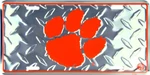 Di-cut Clemson Tigers Plate Officially Licensed Ncaa. Fixed Price $11.99.