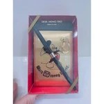 Vintage Walt Disney World Desk Memo Pad Pen Gold Tone Clip New Box. Fixed Price $26.99.