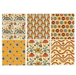 Whaline 6 Pack Retro Floral Swedish Dishcloths Boho Rainbow Small, Multicolor. Fixed Price $20.51.