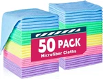 Microfiber Cleaning Cloth Set 50 Towel Rag Car Polishing Detailing No-scratch. Fixed Price $20.99.