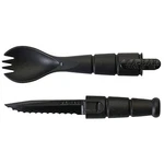 Ka-bar Tactical Spork With Fixed Blade Serrated Knife Black Grilamid 9909. Fixed Price $12.14.