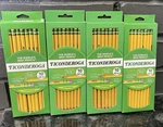 Ticonderoga Dixon #2 Pencils Hb Lot Boxes 40 Total Yellow X33892 Nip. Fixed Price $8.00.
