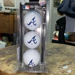 Mlb Golf Balls, 3 Pack, Full Color, Team Imprint, Atlanta Braves New. Fixed Price $14.00.