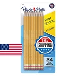 Paper Mate Everstrong #2 Pencils Reinforced Break-resistant Lead When Writing 24. Fixed Price $12.61.