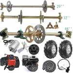 Rear Live Axle Kit,brake, Wheels Atv Quad Kart Drift Trike Golf Fun Cart Diy. Fixed Price $199.78.
