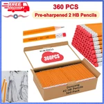 360 Pack #2 Pencils Bulk Pre-sharpened With Erasers Number Hb. Fixed Price $34.32.