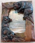 Rivers Edge "bear Family" Photo Frame For 4" X 6". Fixed Price $9.32.