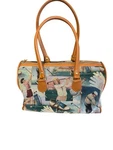 Vintage Danny K Of Beverly Hills Women Golf Purse Tapestry Speedy Style 1990S. Fixed Price $30.00.