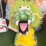 Daphnes Dragon Driver Head Cover Plush Green. Fixed Price $15.00.