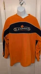 Clemson Tigers Team Starter Fleece Sweatshirt Sz Orange Blue V Neck Sports. Fixed Price $25.00.