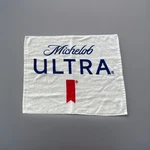 Michelob Ultra Golf Bar Towel 18"X15" 100% Cotton. Fixed Price $6.99.