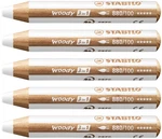 Stabilo Woody 3 In 1 Multi Talent Pencil Crayon - Count (pack Of 5), White. Fixed Price $29.07.