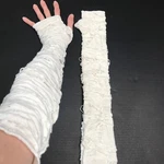 Long Mummy Gloves White Warmers Ghost Costume Covers Mens Zombie Wrap Ghoul. Fixed Price $32.30.
