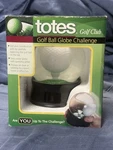 Golf Ball Challenge By Totes Glass Water Glitter Globe Black Base New, Open Box. Fixed Price $19.99.