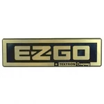 E-z-go Txt & Marathon Golf Cart Emblem/nameplate Black/gold 1988 2013. Fixed Price $35.99.