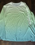 Columbia Women Long Sleeve Pullover Ombr Shimmer Omni Shade 50 Upf 2XL Green. Fixed Price $21.00.
