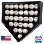 Displaygifts Baseball Case Frame Shadow Wall Cabinet Holder To 30. Fixed Price $117.11.