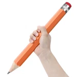 Bushibu Wooden Jumbo Pencils For Prop/gifts/decor Count (pack Of 1), Orange. Fixed Price $15.91.