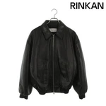 Celine RV14D559E Trion Flogo Calf Leather Teddy Blouson Men's 46 Used DC4A458537. Fixed Price $5530.40.