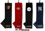 Team Golf Nfl - Mlb Nhl Embroidered Premium Sports Towel W/ Hook & Grommet. Fixed Price $18.25.
